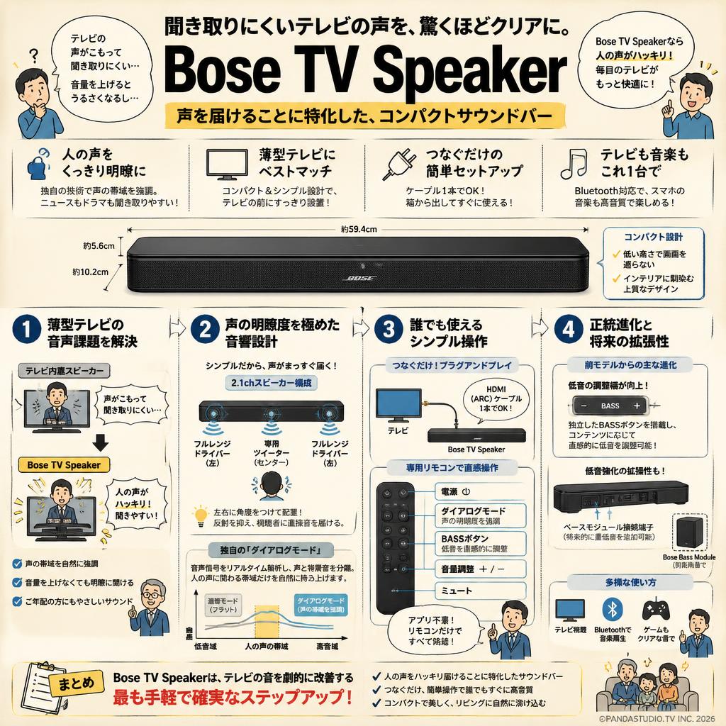 Bose TV Speaker 概要