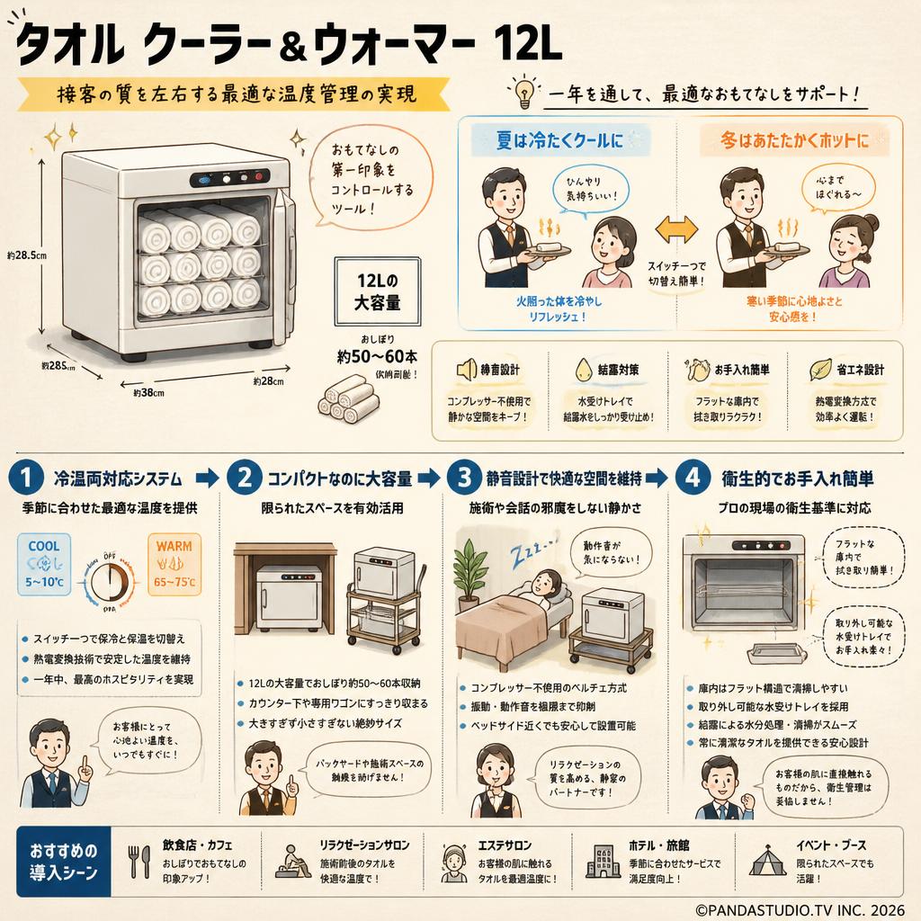 タオル クーラー & ウォーマー 12L 概要