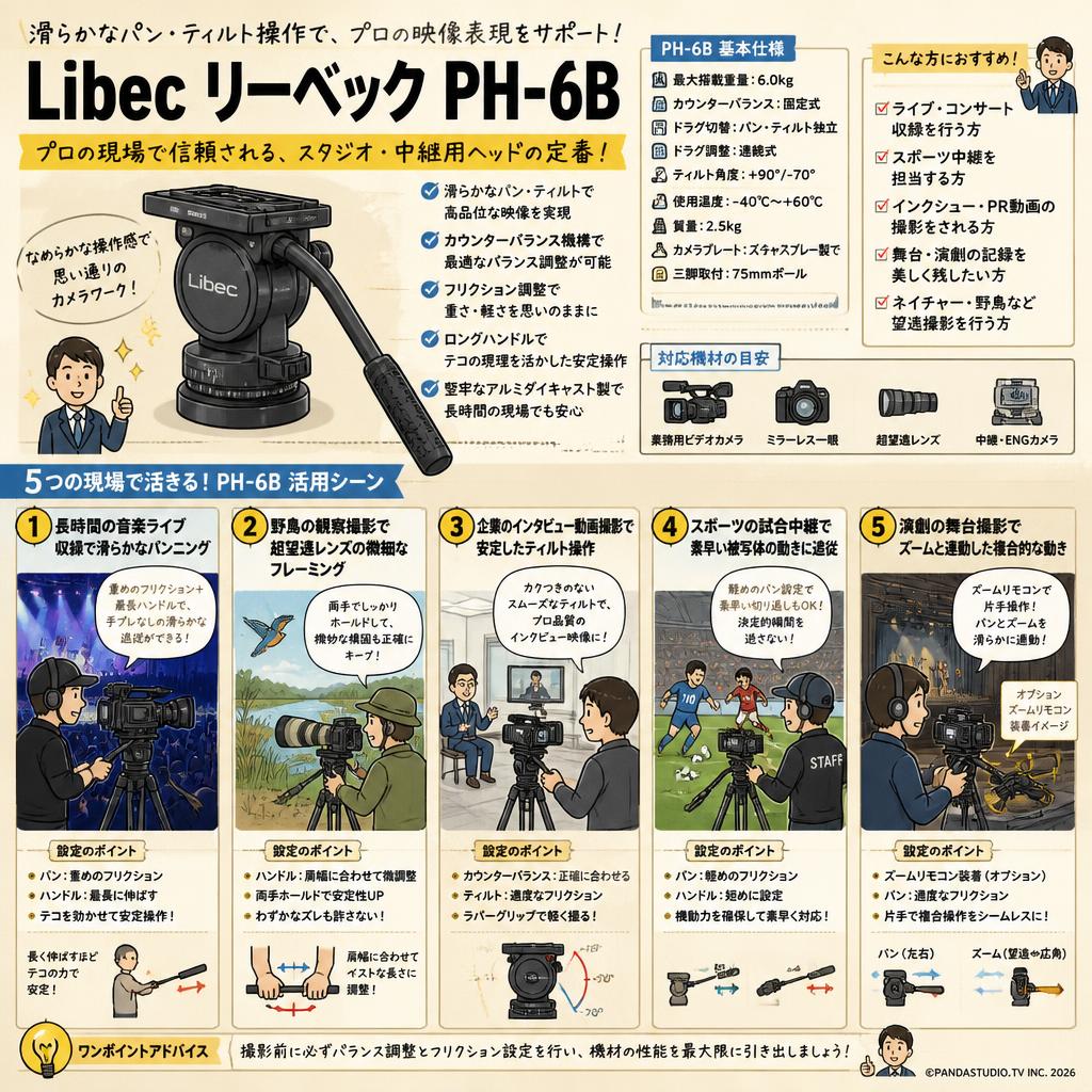 Libec リーベック PH-6B 用途