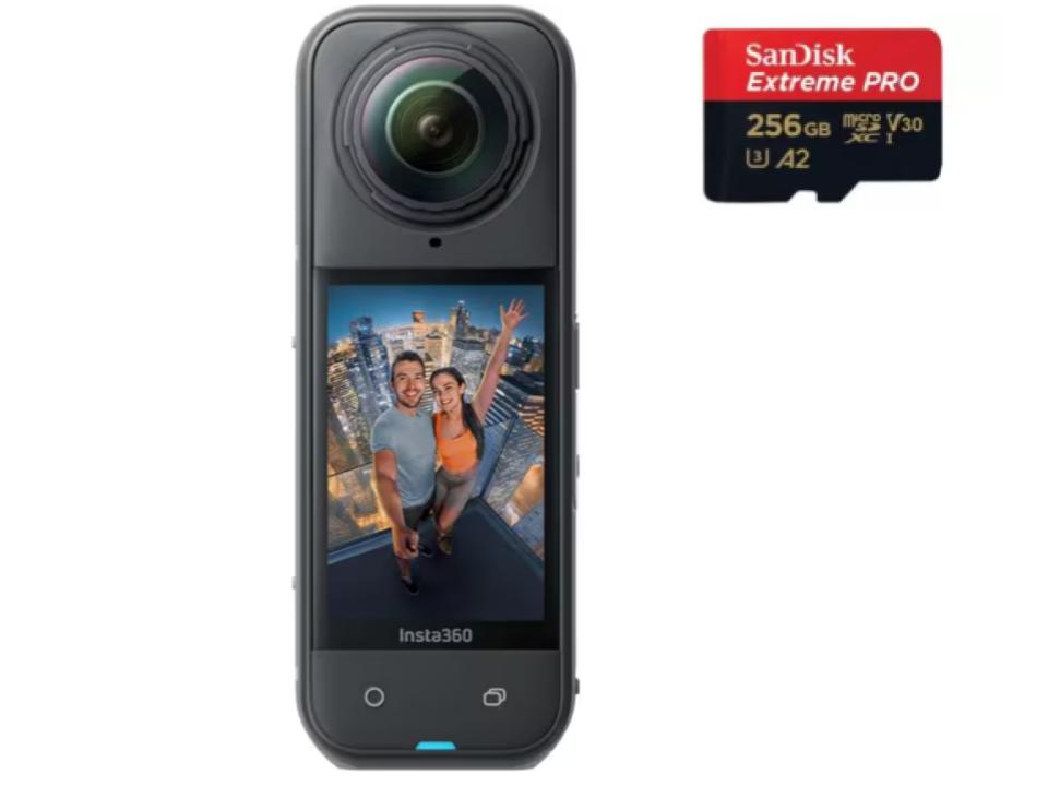Insta360 X5 通常版 360度アクションカメラ 8K撮影 ( マイクロSDカード 256GB付属 ）+ 予備バッテリー 2個セット