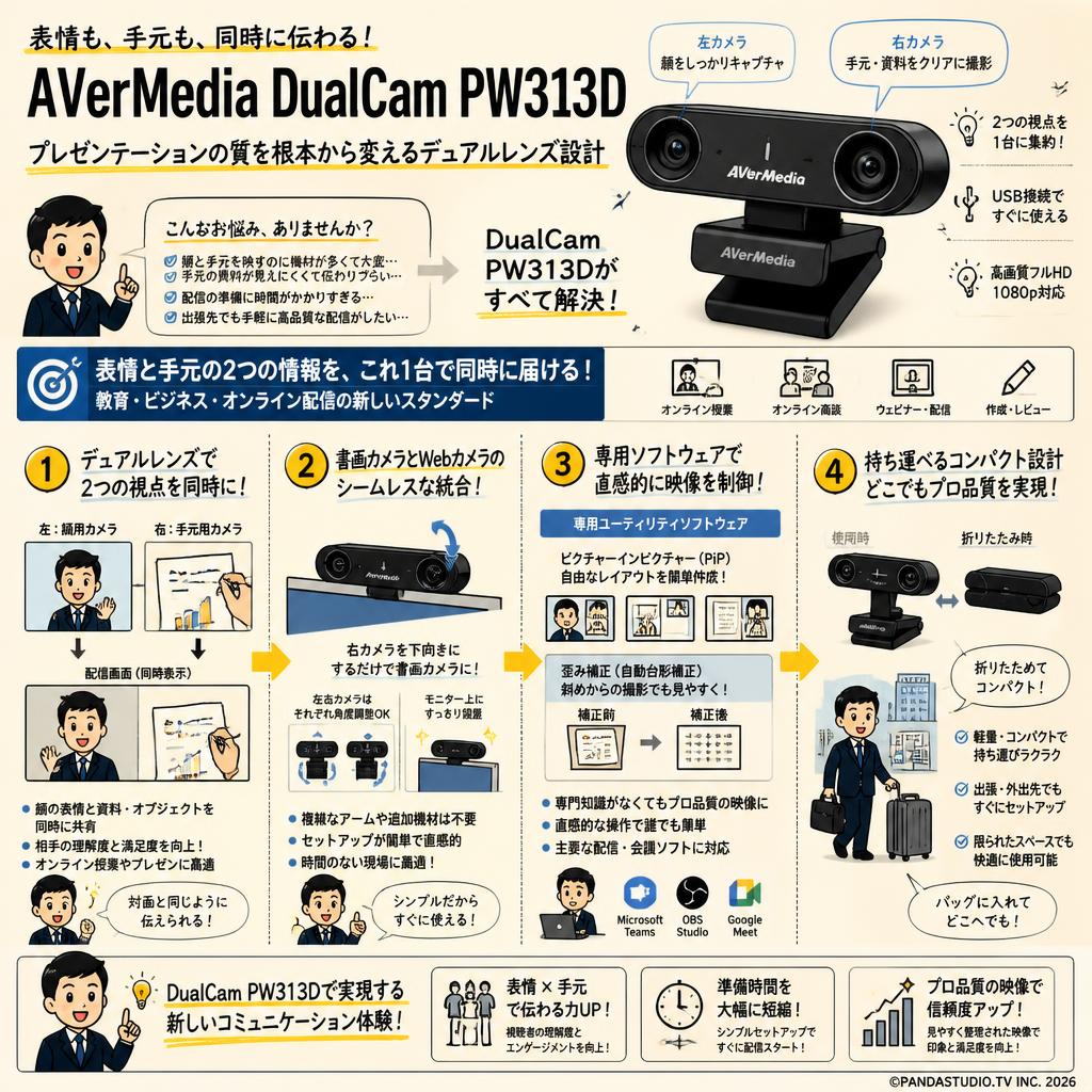AVerMedia DualCam PW313D 概要