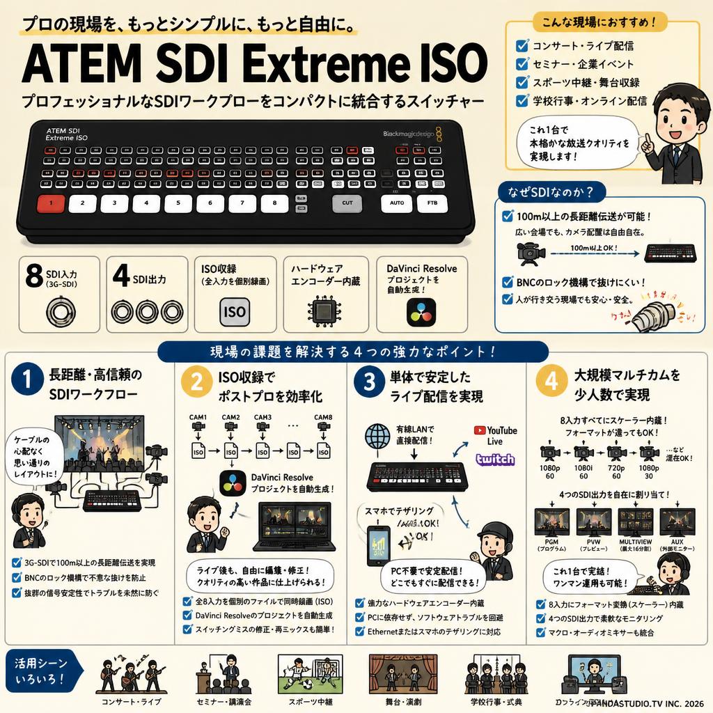 Blackmagic Design ATEM SDI Extreme ISO 概要