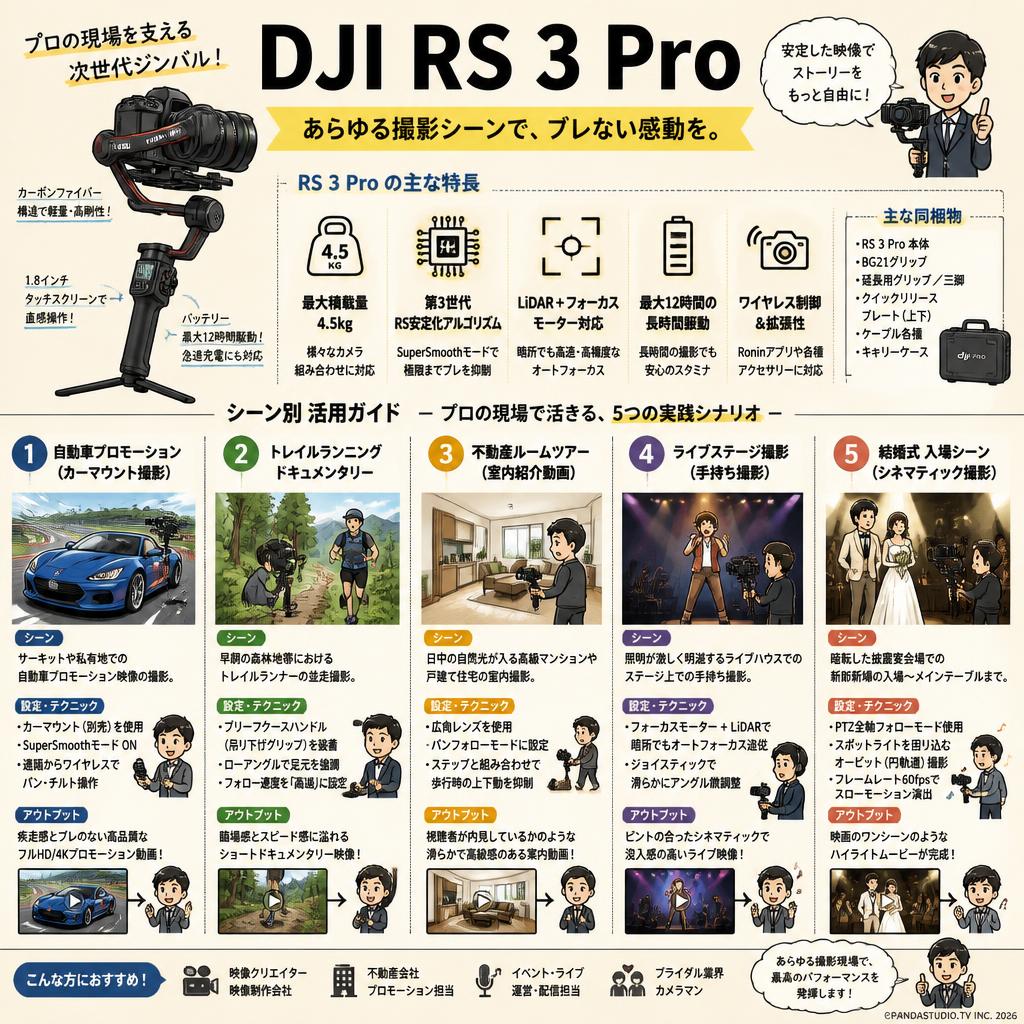DJI RS 3 Pro 用途
