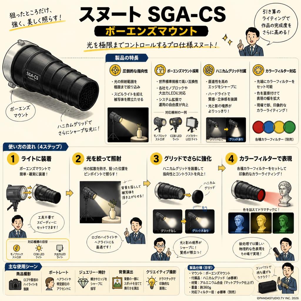 スヌート　SGA-CS　ボーエンズマウント 概要