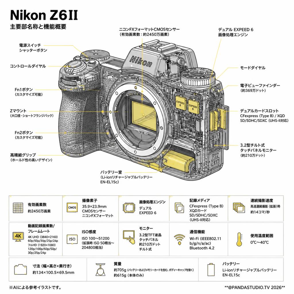 Nikon Z6II スペック