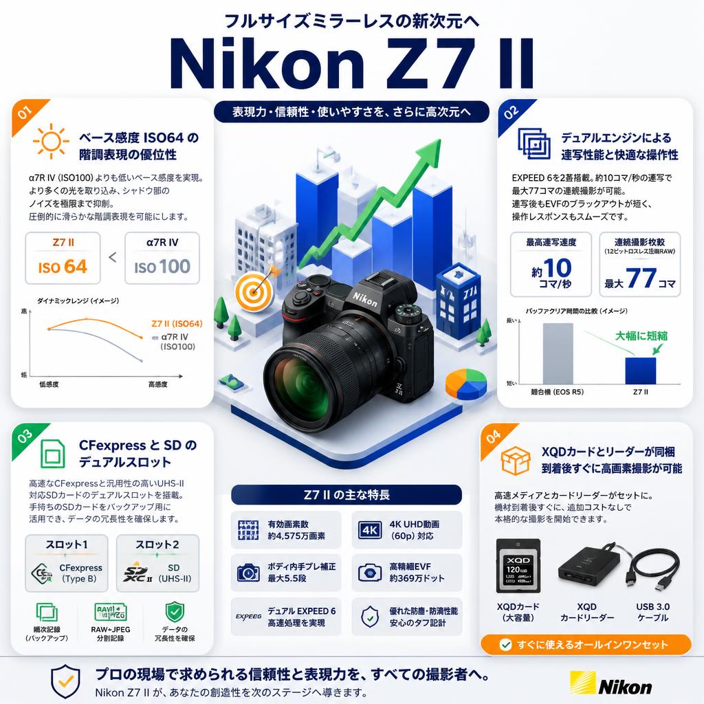 Nikon Z7 II セールスポイント