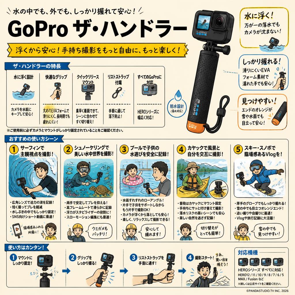 GoPro ザ・ハンドラー 用途