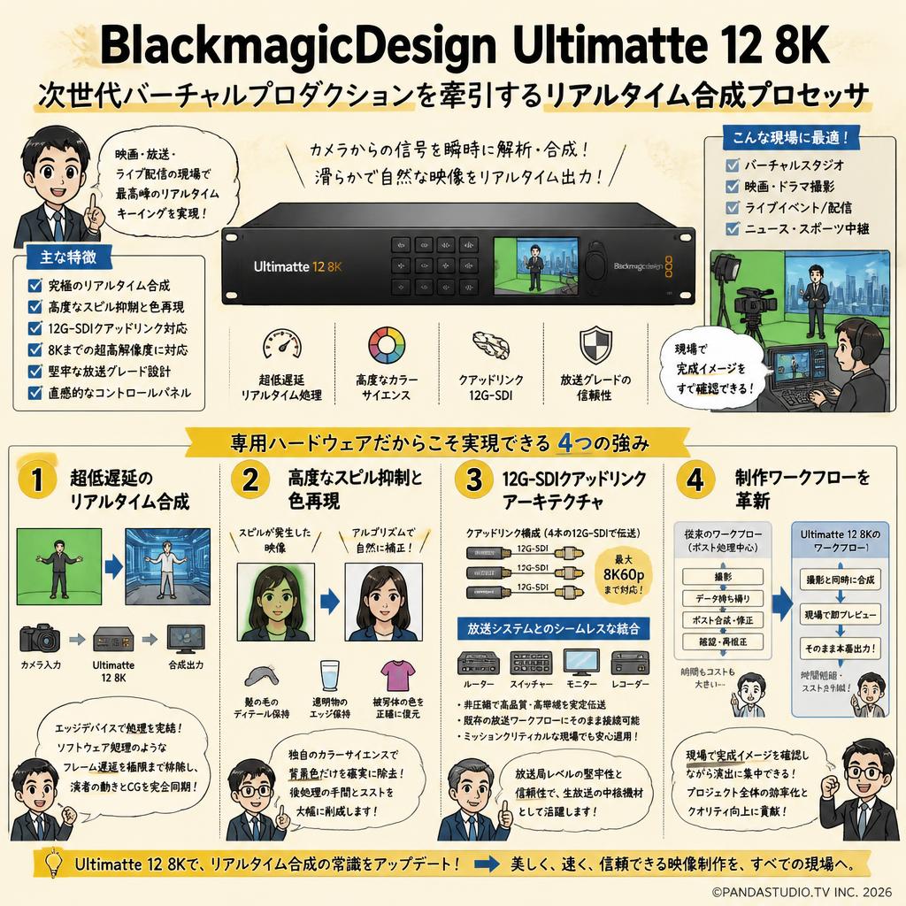 BlackmagicDesign Ultimatte 12 8K 概要