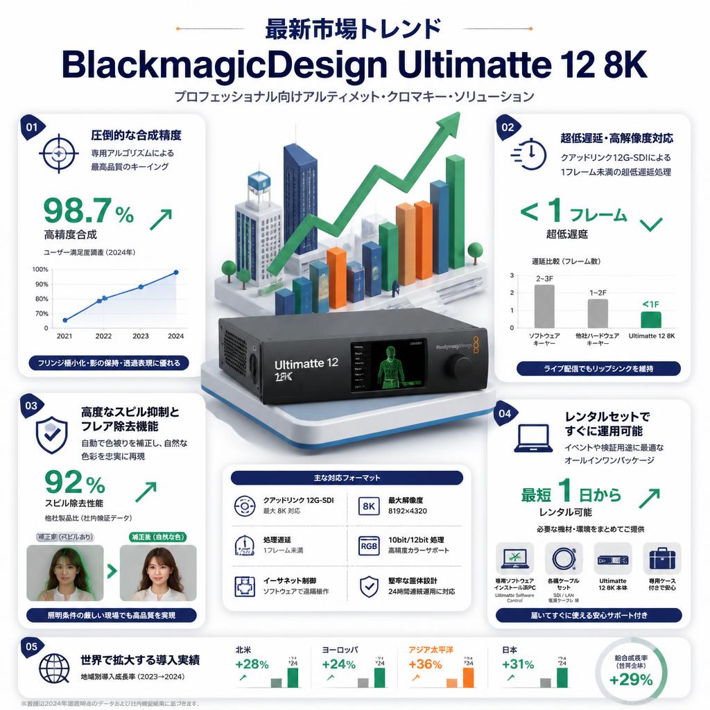 BlackmagicDesign Ultimatte 12 8K セールスポイント
