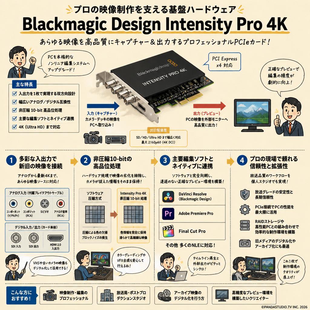 Blackmagic Design Intensity Pro 4K 概要