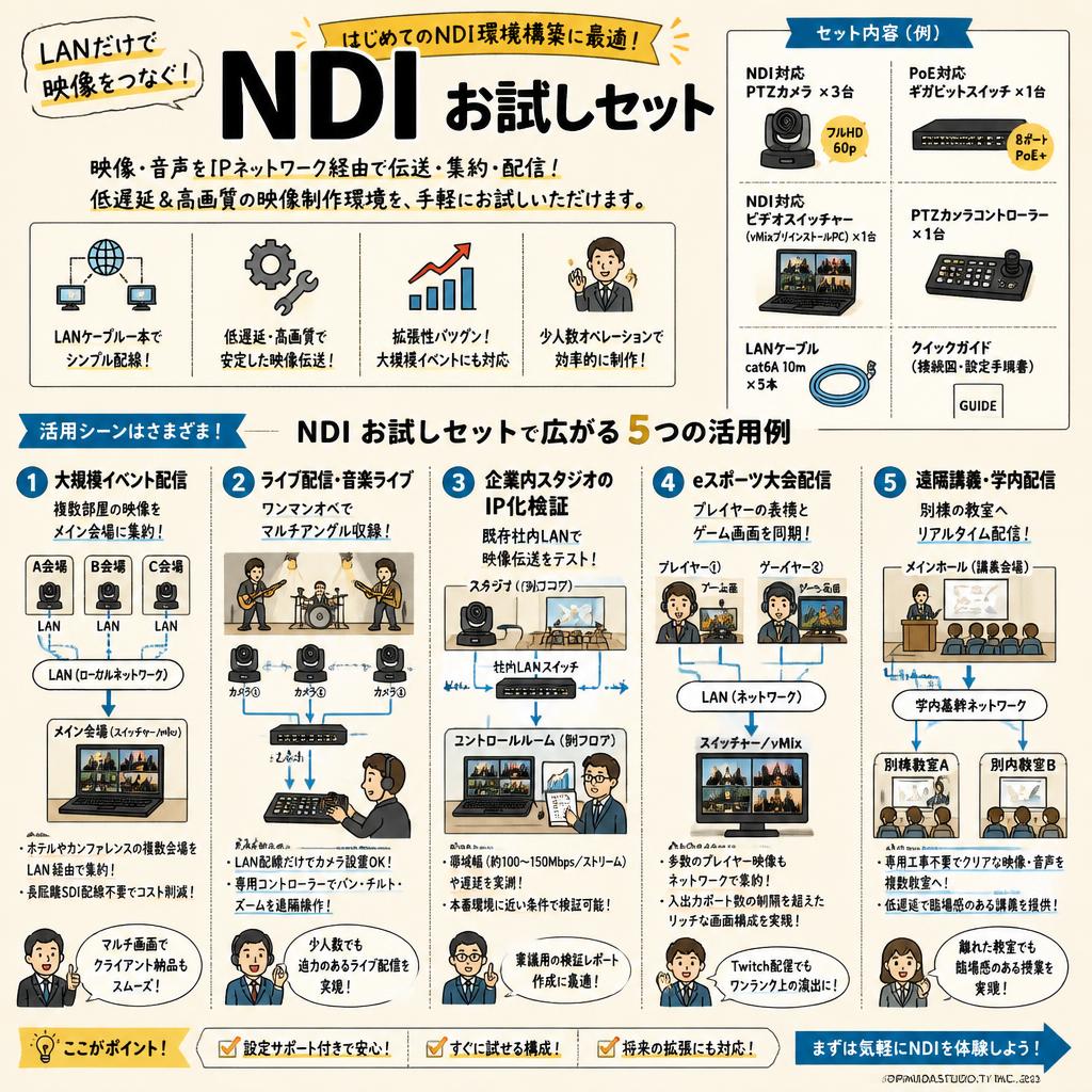 NDI お試しセット 用途