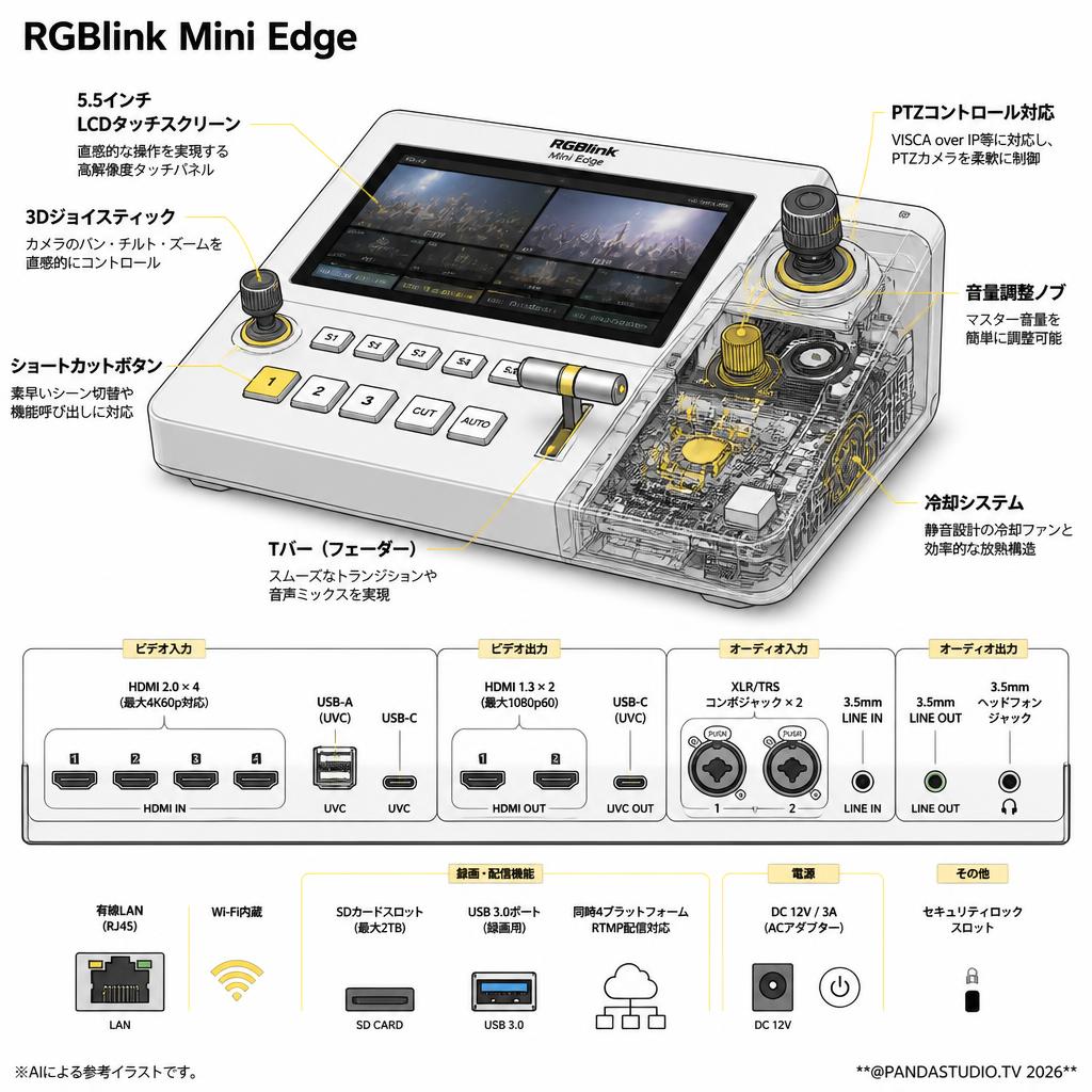 RGBlink Mini Edge スペック