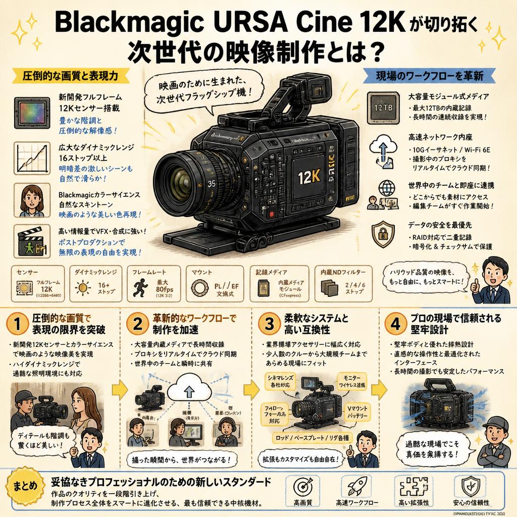 Blackmagic URSA Cine 12K 概要
