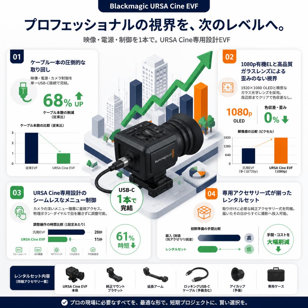 Blackmagic URSA Cine EVF セールスポイント