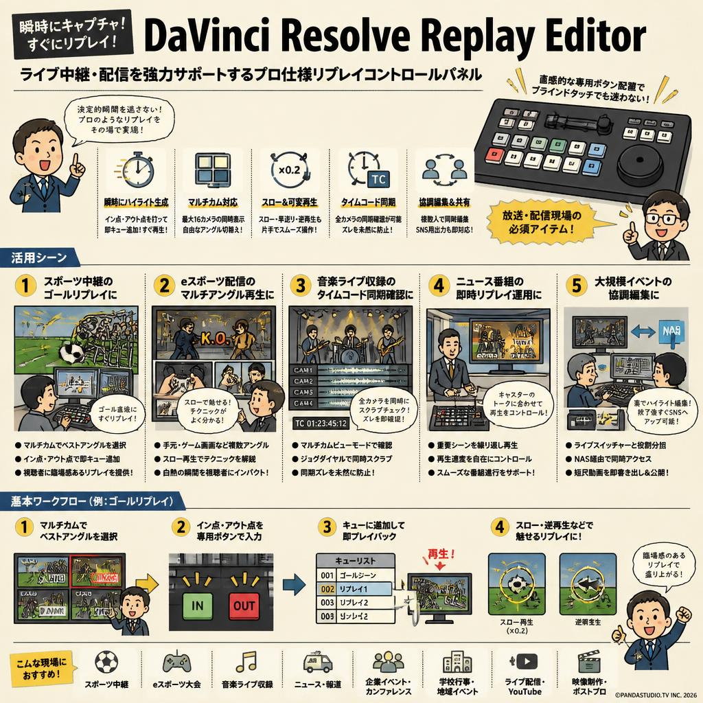 DaVinci Resolve Replay Editor 用途