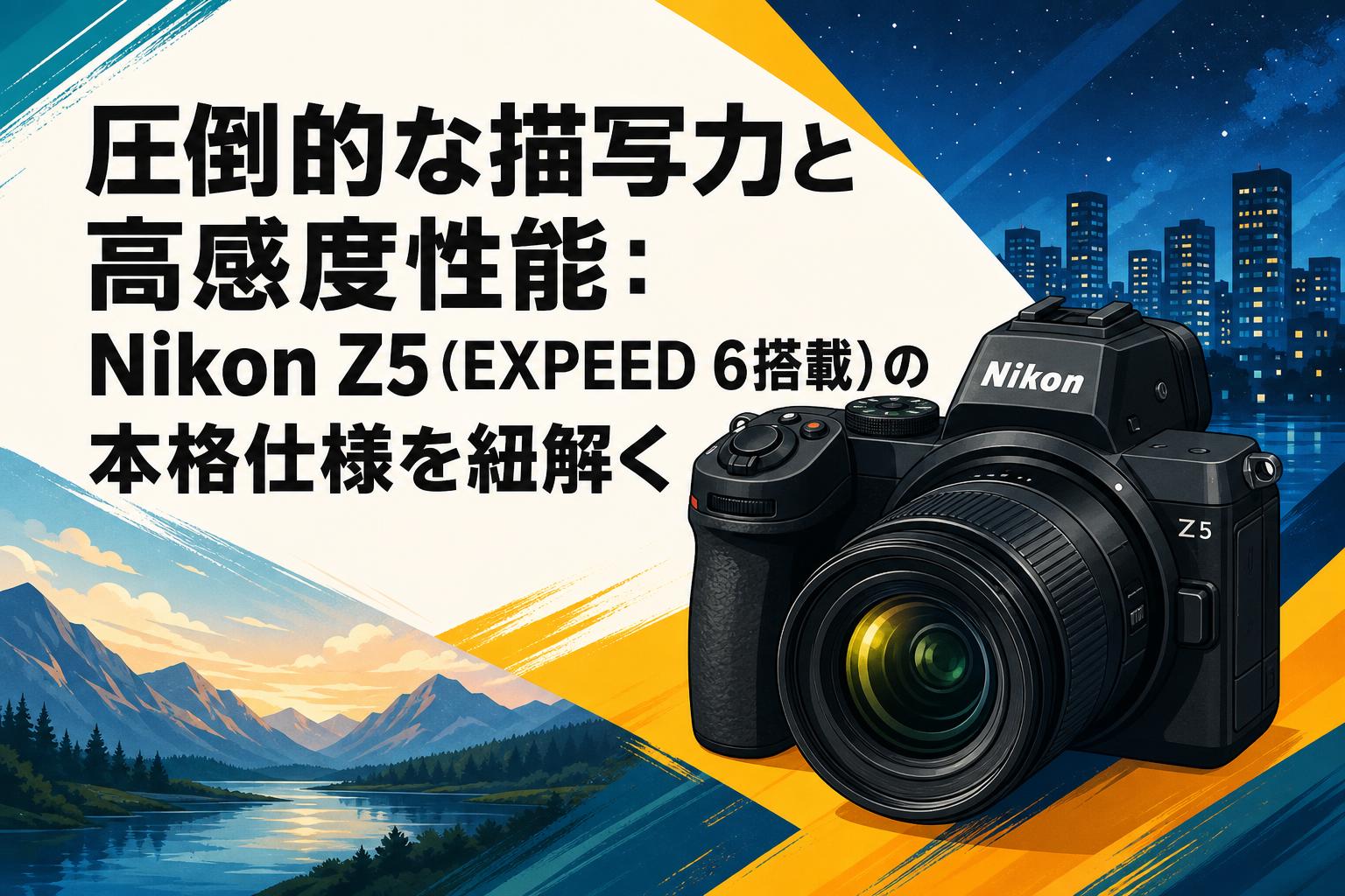 圧倒的な描写力と高感度性能：Nikon Z5（EXPEED 6搭載）の本格仕様を紐解く