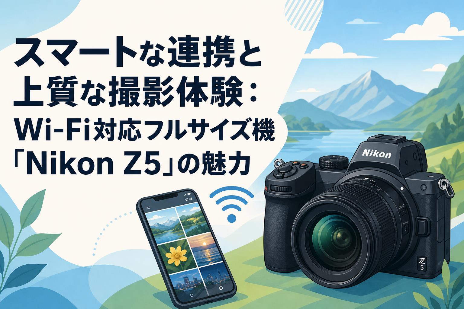 スマートな連携と上質な撮影体験：Wi-Fi対応フルサイズ機「Nikon Z5」の魅力