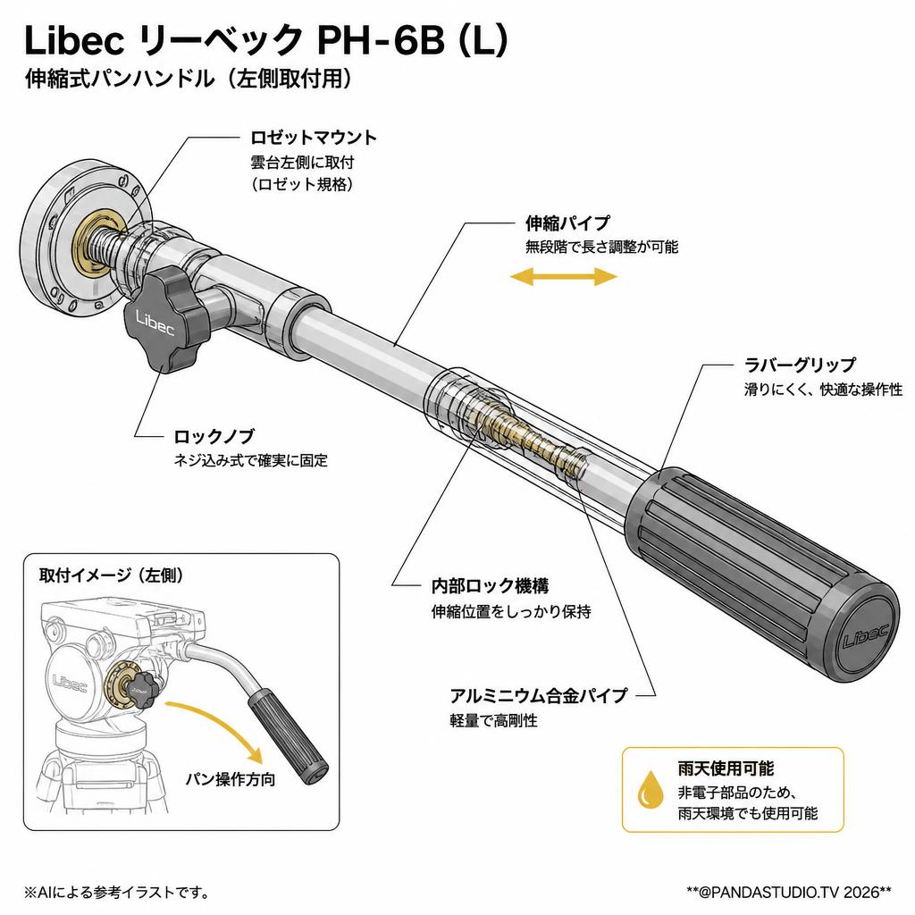 Libec リーベック PH-6B (L) スペック