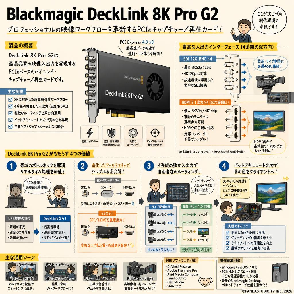 Blackmagic DeckLink 8K Pro G2 概要