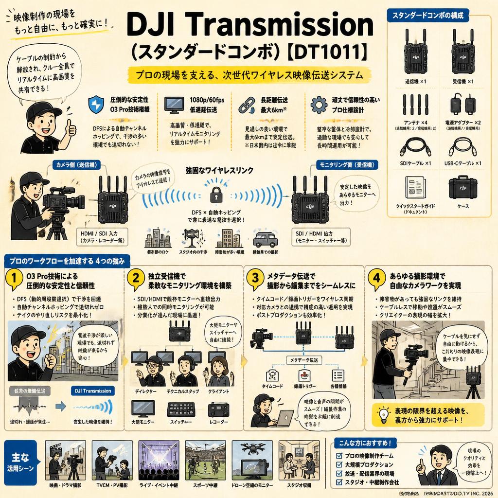 DJI Transmission(スタンダードコンボ)【DT1011】 概要
