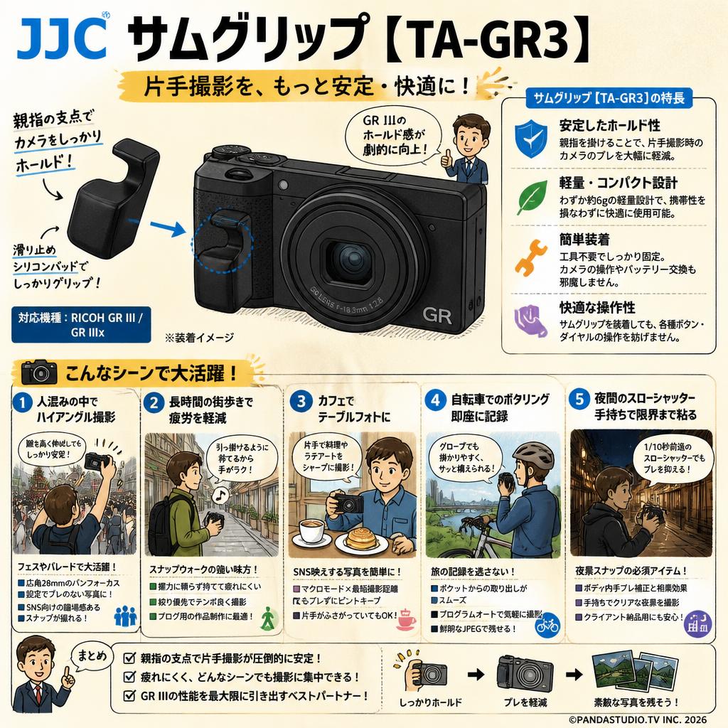 JJC サムグリップ【TA-GR3】 用途