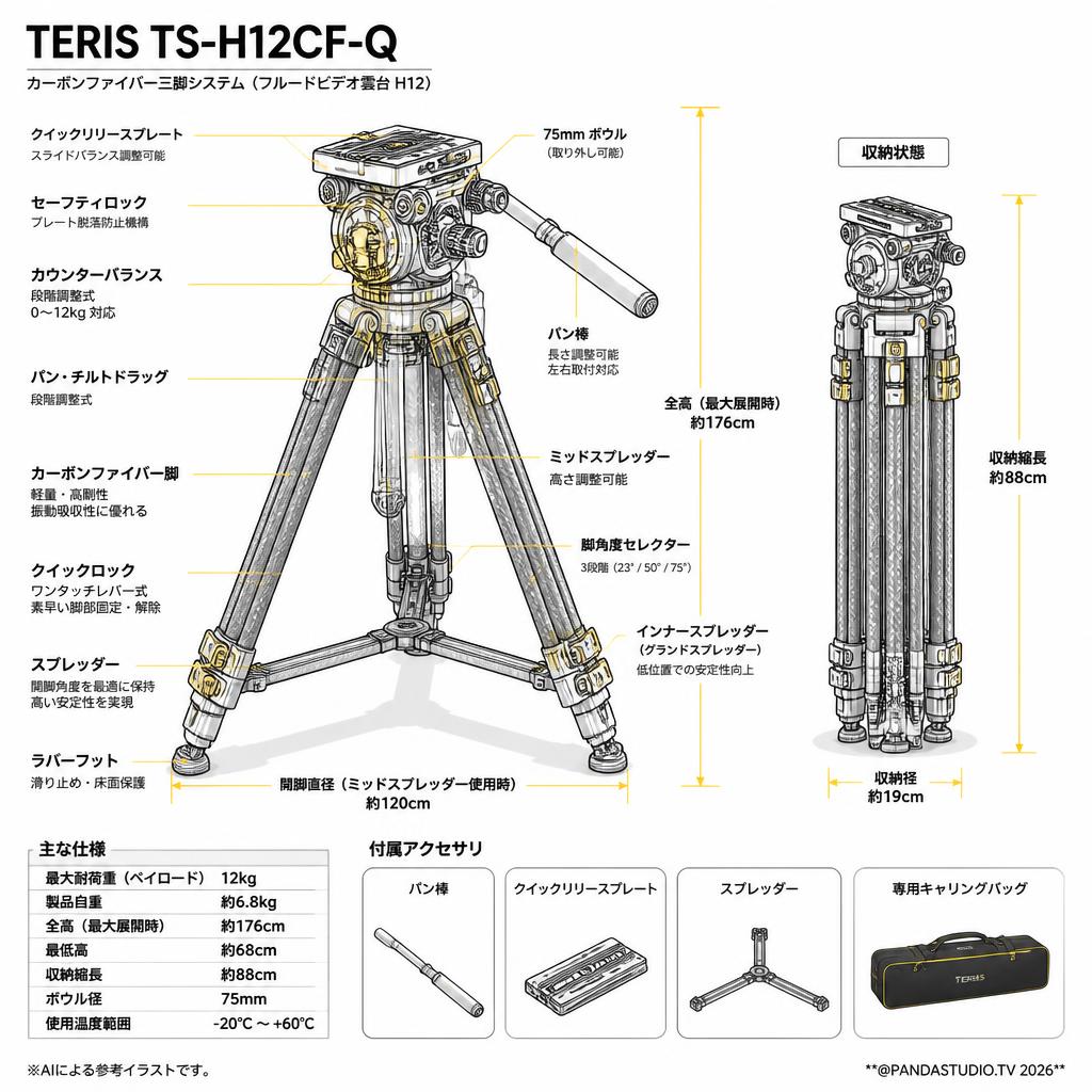 TERIS TS-H12CF-Q スペック