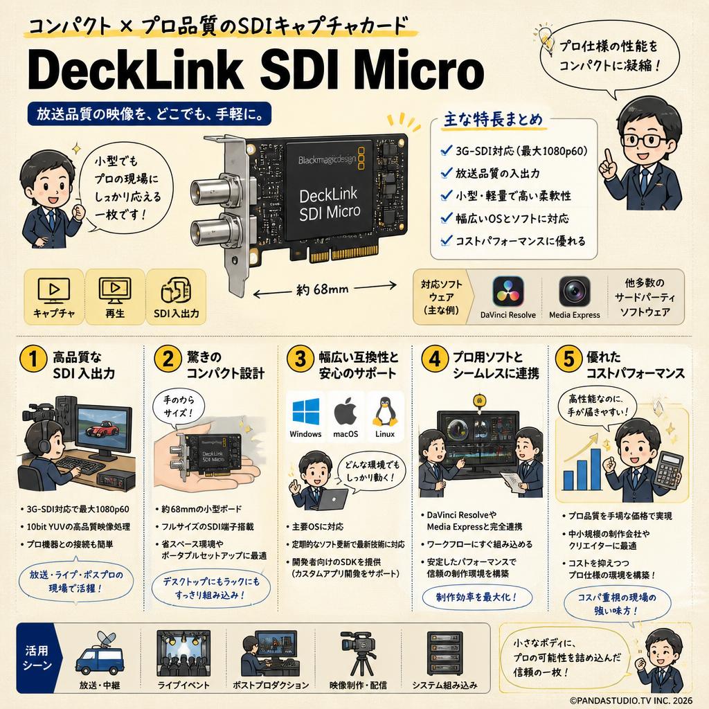 Blackmagic Design DeckLink SDI Micro 概要
