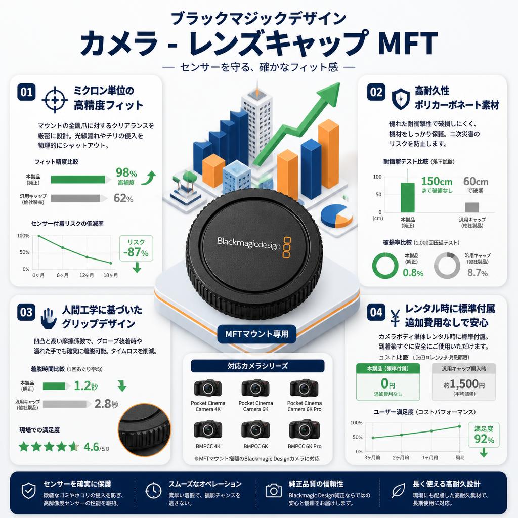 Blackmagic design Camera - Lens Cap MFT セールスポイント