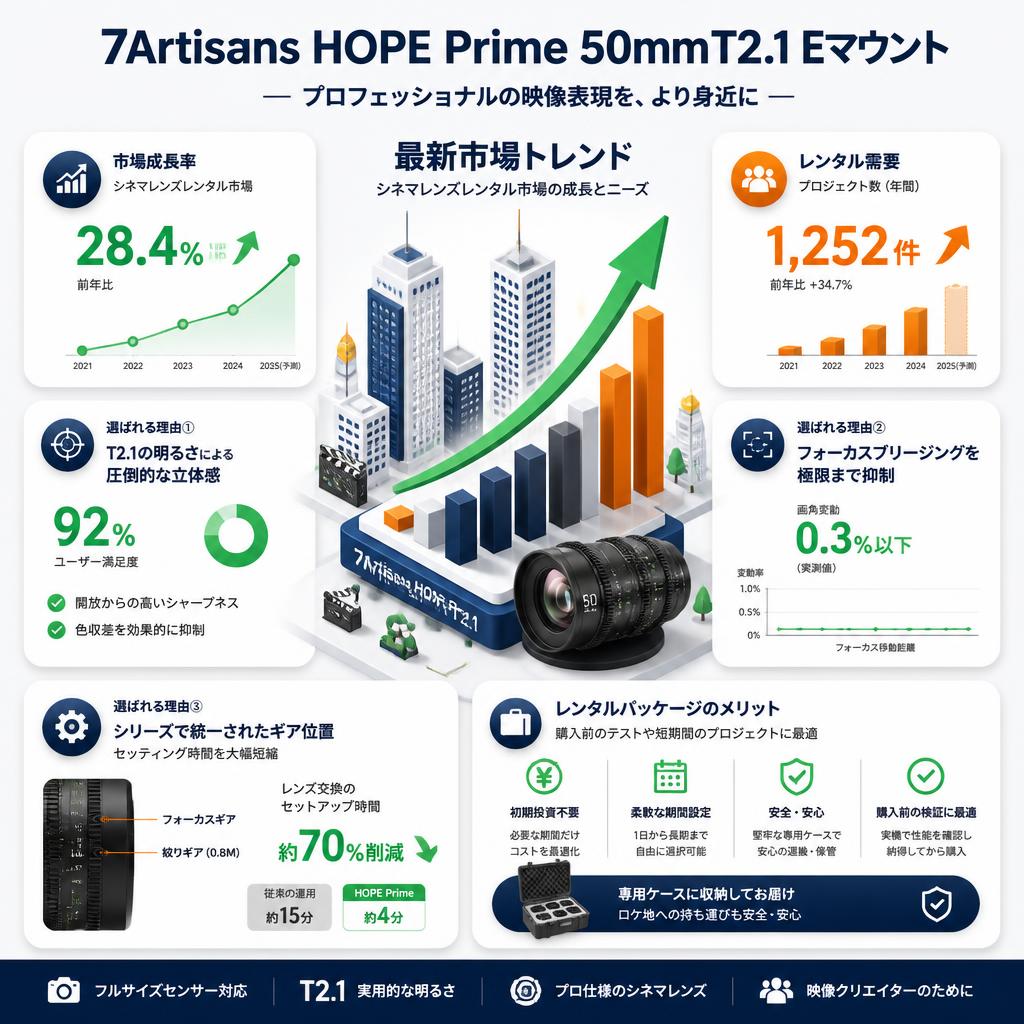 7Artisans HOPE Prime 50mm  T2.1 Eマウント セールスポイント
