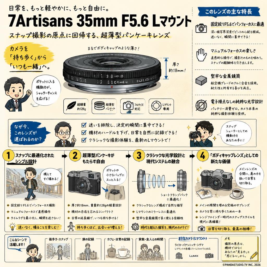 7Artisans 35mm F5.6 Lマウント 概要