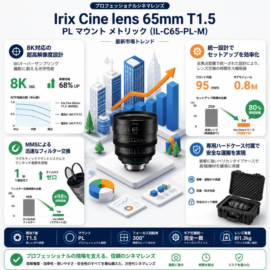 Irix Cine lens 65mm T1.5 PL マウント メトリック（IL-C65-PL-M） セールスポイント