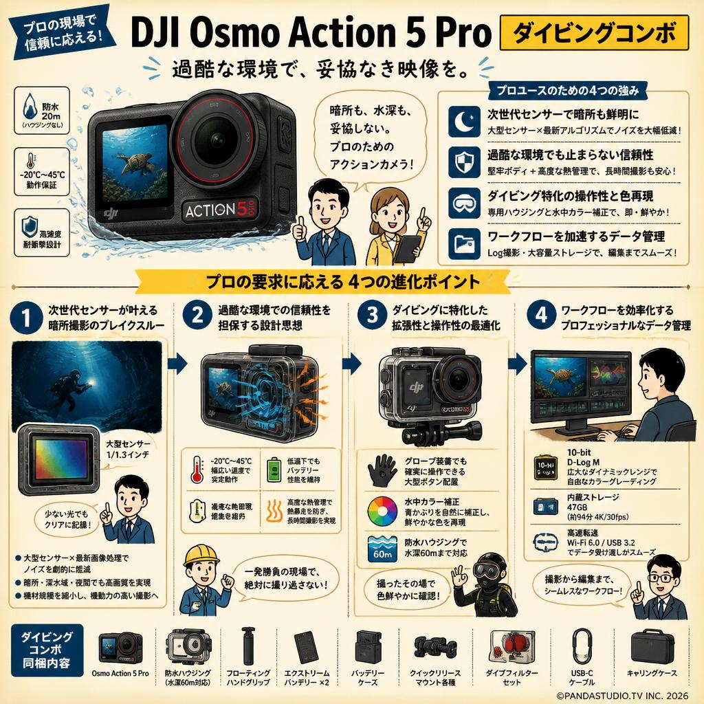 DJI Osmo Action 5 Proダイビングコンボ 概要