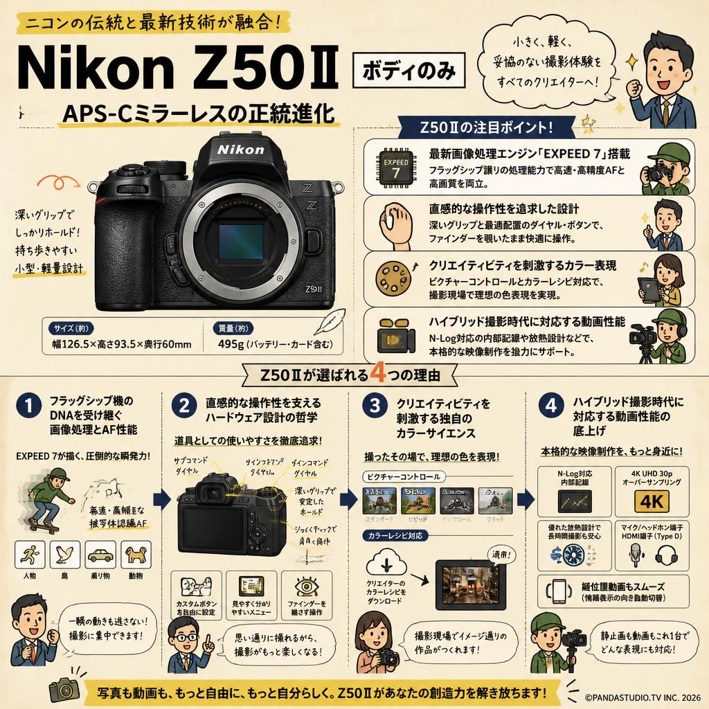 Nikon Z50Ⅱボディのみ 概要