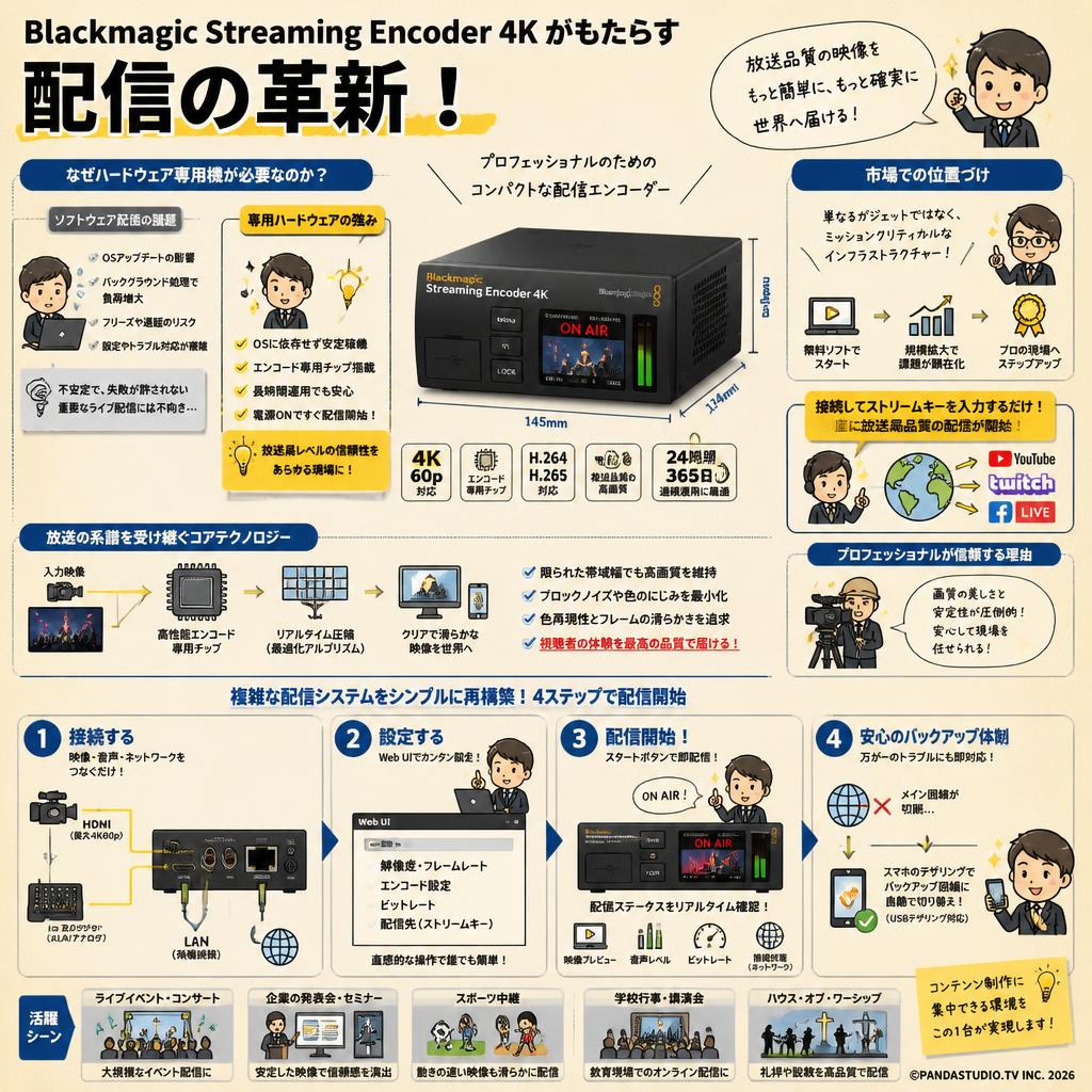 Blackmagic Streaming Encoder 4K 概要