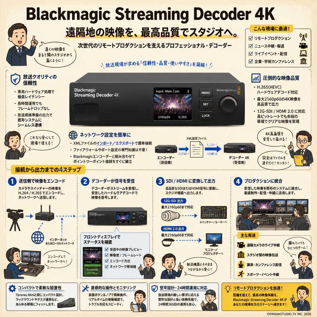 Blackmagic Streaming Decoder 4K 概要