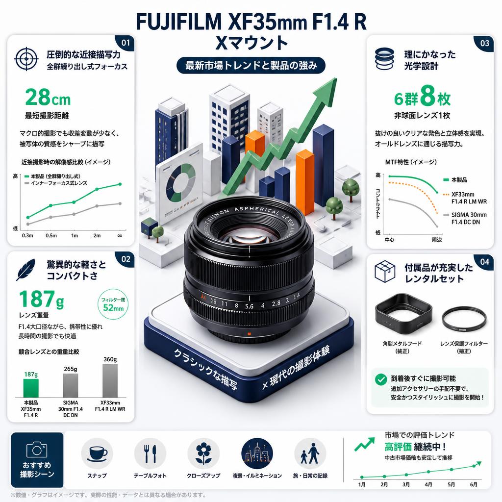 FUJIFLIM XF35mm F1.4 R  Xマウント セールスポイント