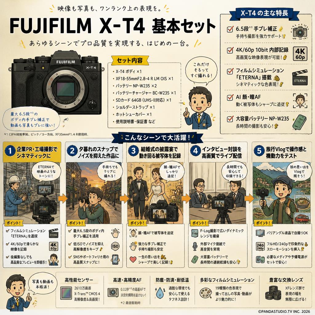 FUJIFILM X-T4 基本セット 用途