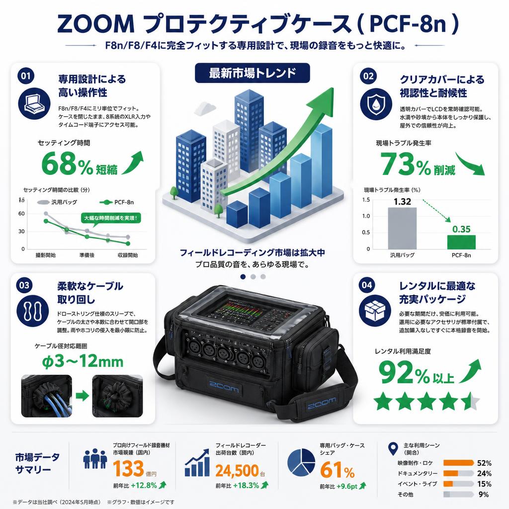 ZOOM プロテクティブケース ( PCF-8n ) セールスポイント