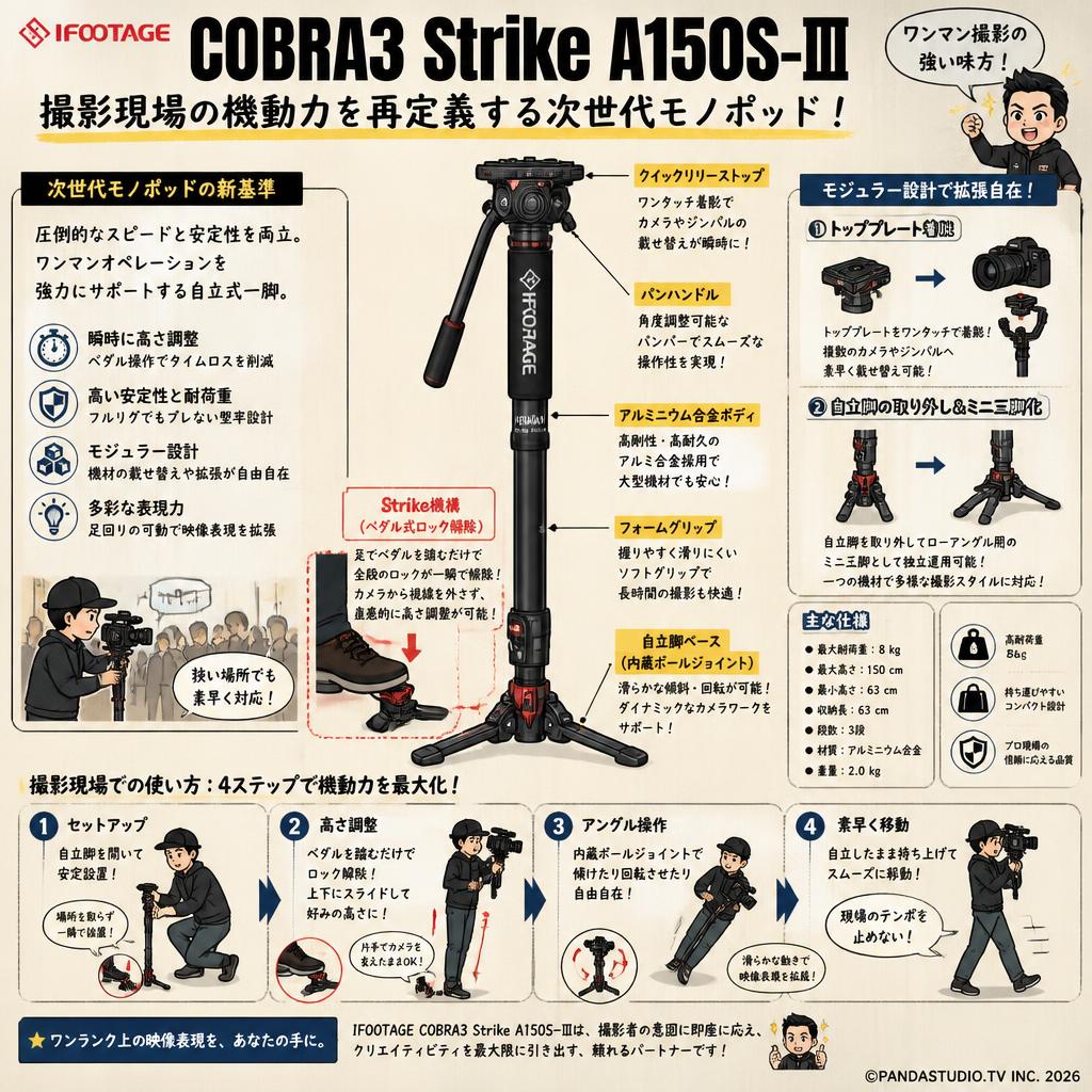 IFOOTAGE COBRA3 Strike A150S-Ⅲ 概要