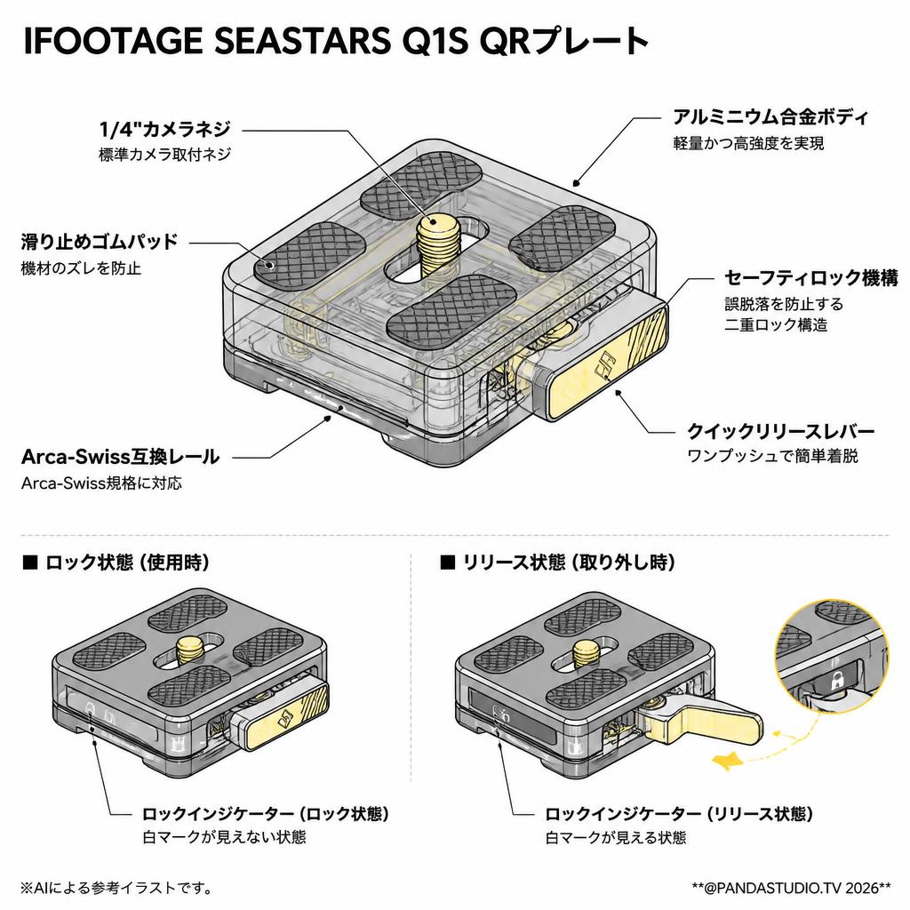 IFOOTAGE SEASTARS Q1S QRﾌﾟﾚｰﾄ スペック