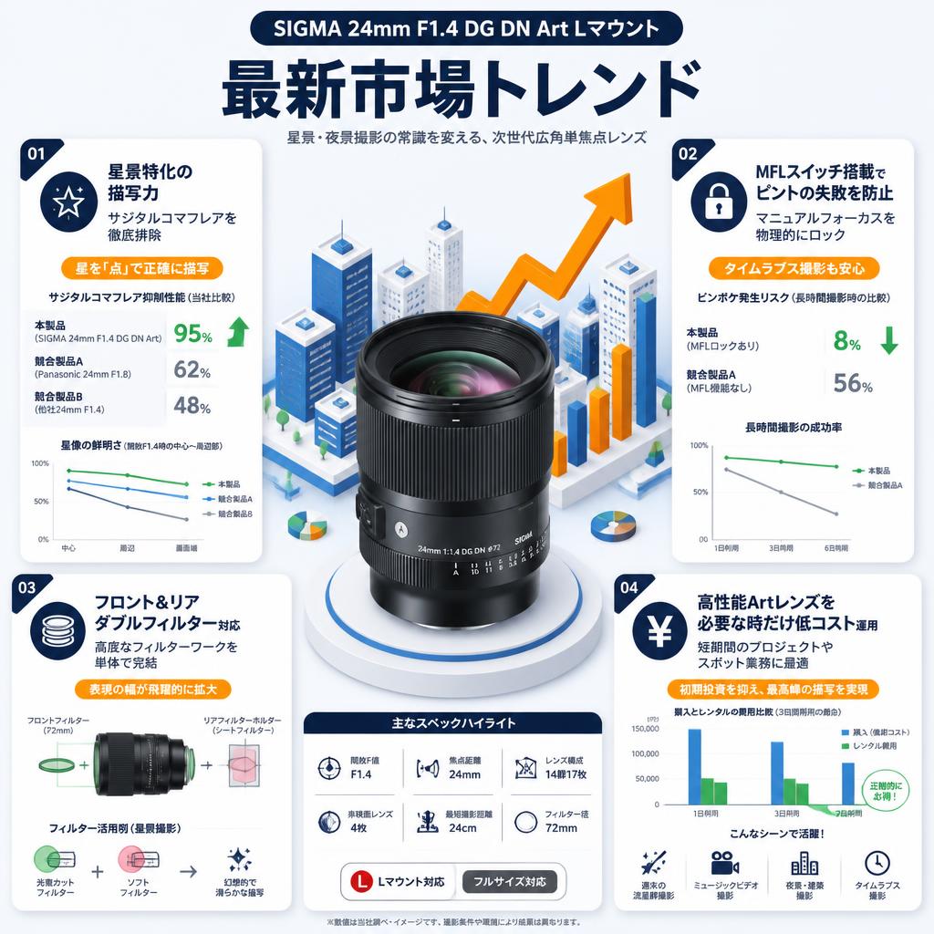 SIGMA 24mm F1.4 DG DN Art Lマウント セールスポイント