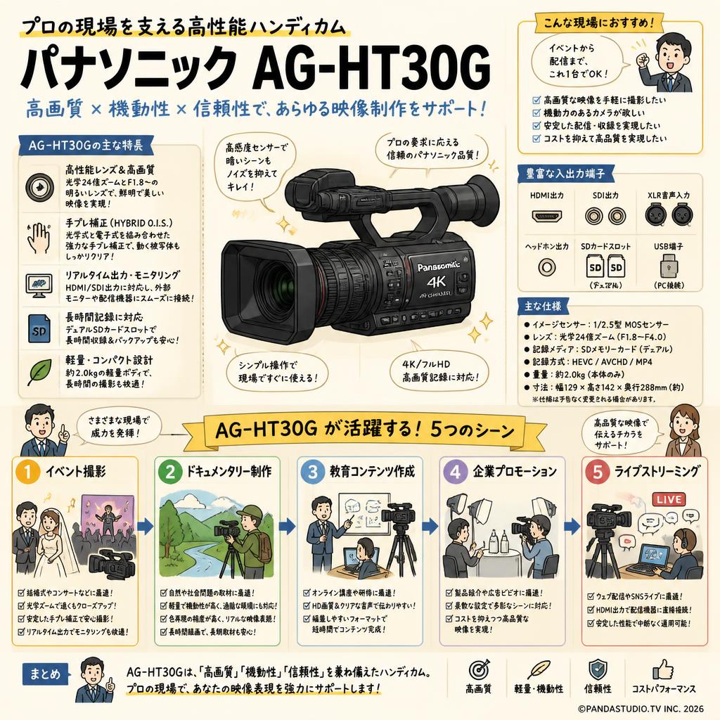 Panasonic AG-HT30G 用途