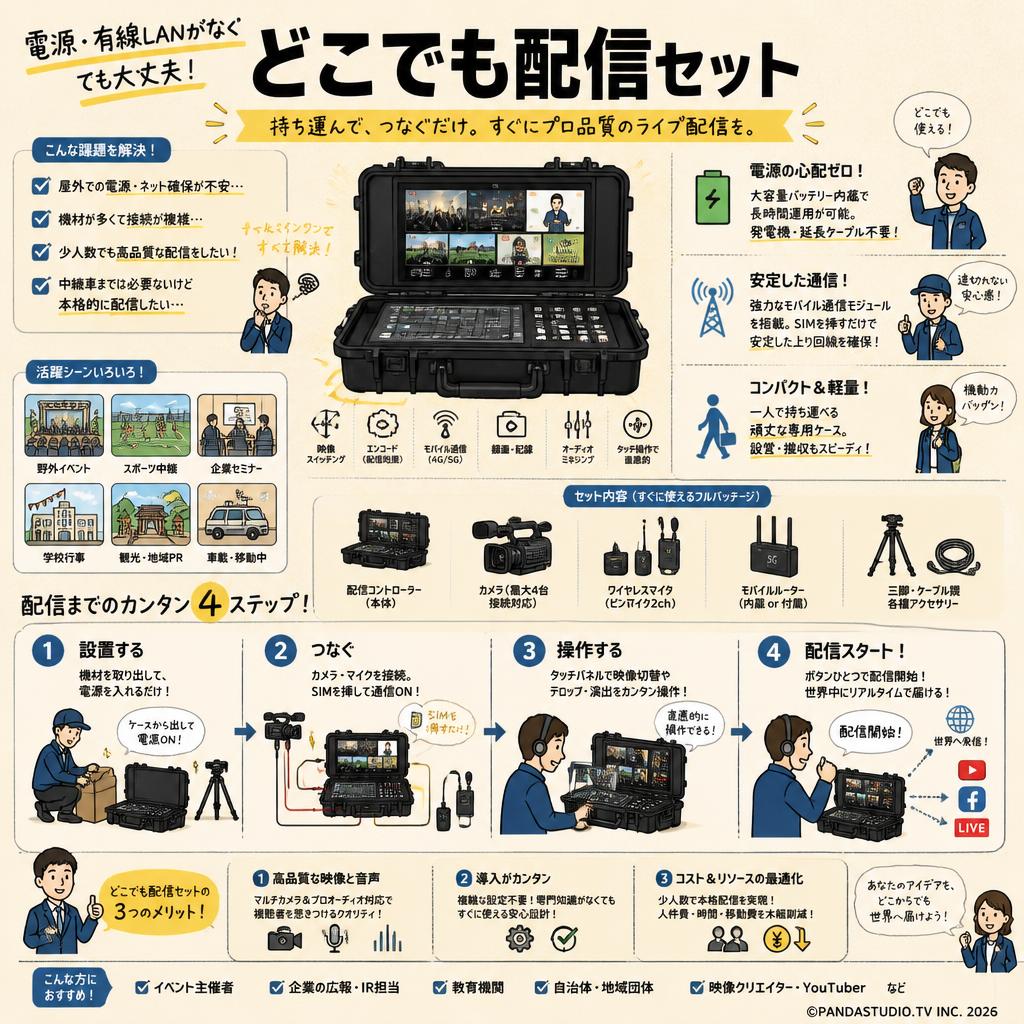 どこでも配信セット 概要