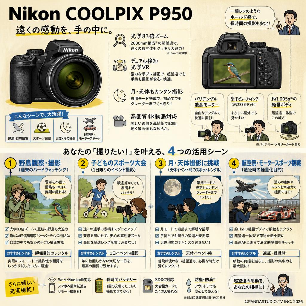 Nikon COOLPIX P950 おもな対象のお客様