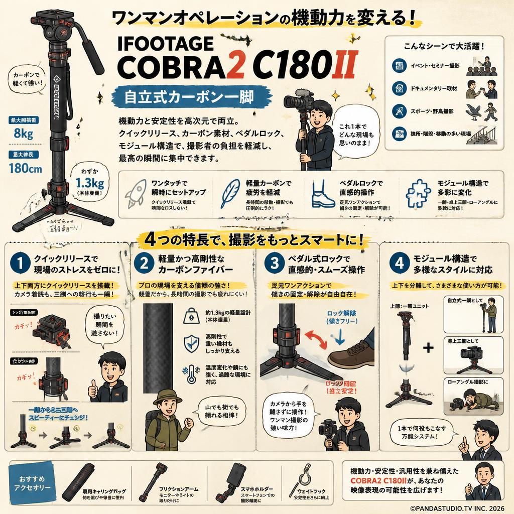 IFOOTAGE COBRA2 C180II 概要
