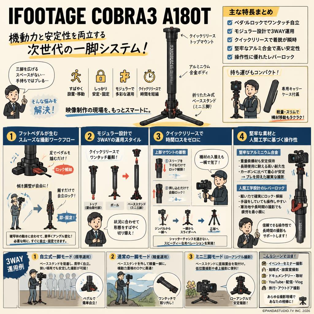 IFOOTAGE COBRA3 A180T 概要