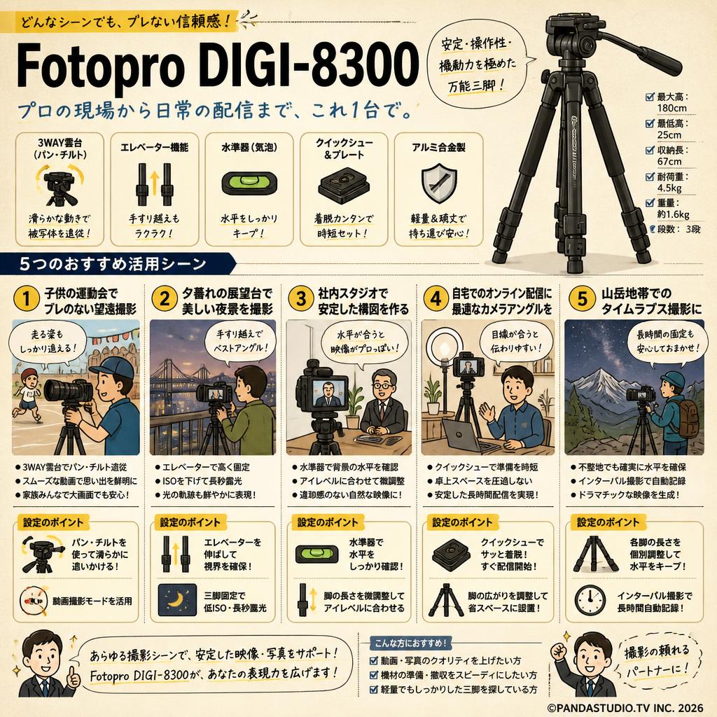 Fotopro DIGI-8300 用途