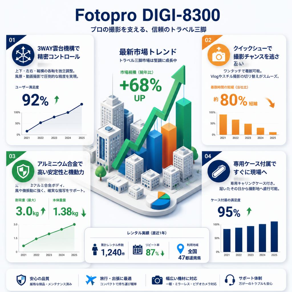 Fotopro DIGI-8300 セールスポイント