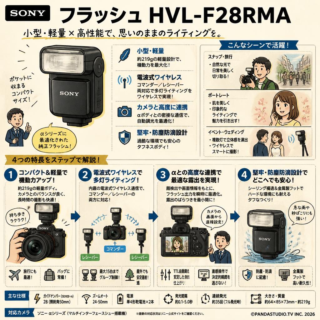 SONY フラッシュ HVL-F28RMA 概要