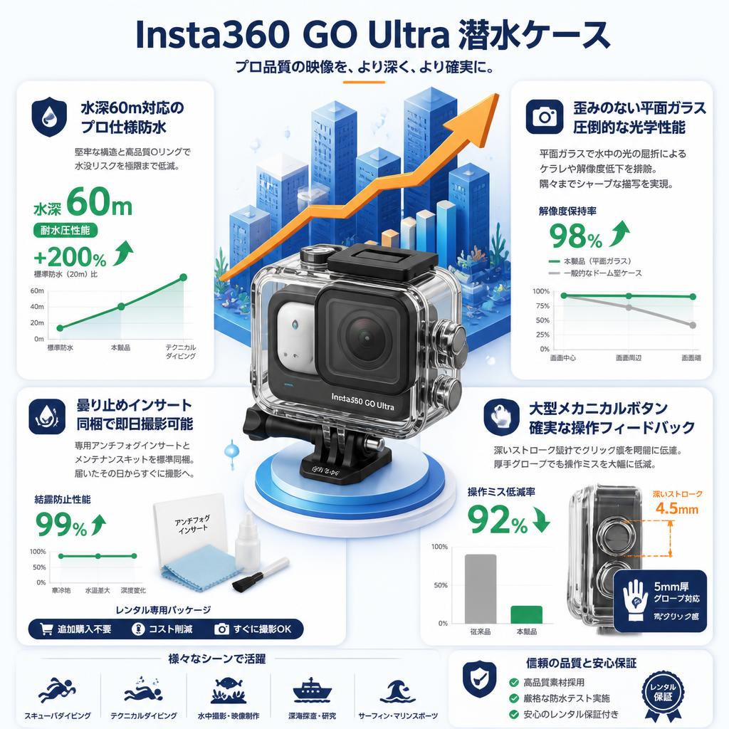Insta360 GO Ultra 潜水ケース セールスポイント
